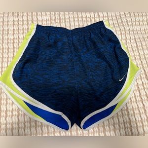 Nike Running Short - blue/neon green